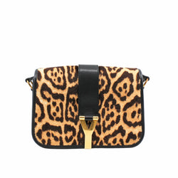 ysl flap bag leopard point  fur with strap - L'UXE LINK