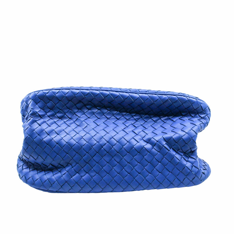 Top Handle Bag blue electric Antique Brass Hardware - L'UXE LINK