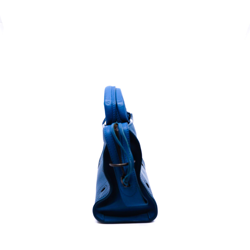 mini city in swift leather blue ruthenium hw - L'UXE LINK