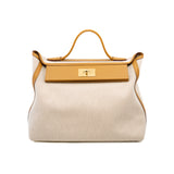 thumbnail 2424 35bag fabric&swift beige/sesame ghw z stamp