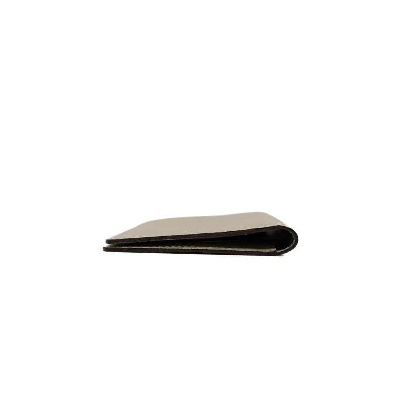 Taiga Leather Brazza Grey Long Wallet - L'UXE LINK