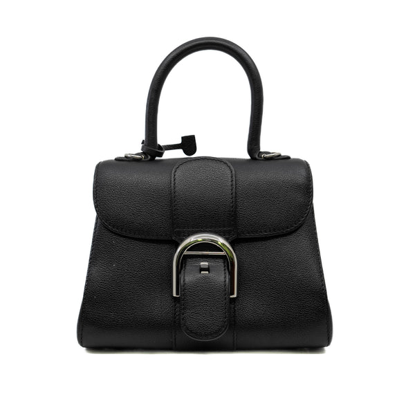 mini Brilliant Crossbody Bag in calfskin black phw