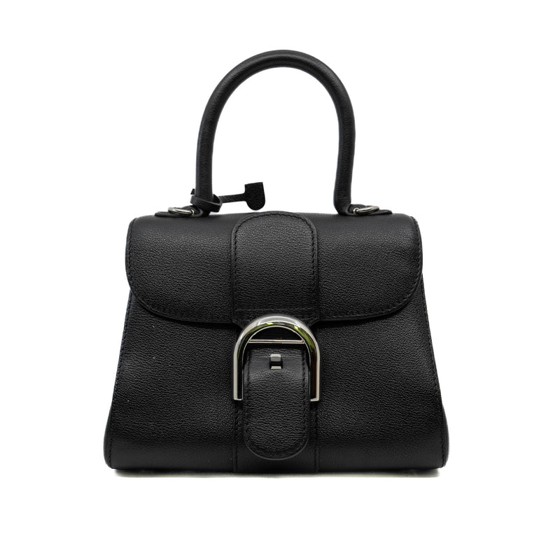 mini Brilliant Crossbody Bag in calfskin black phw