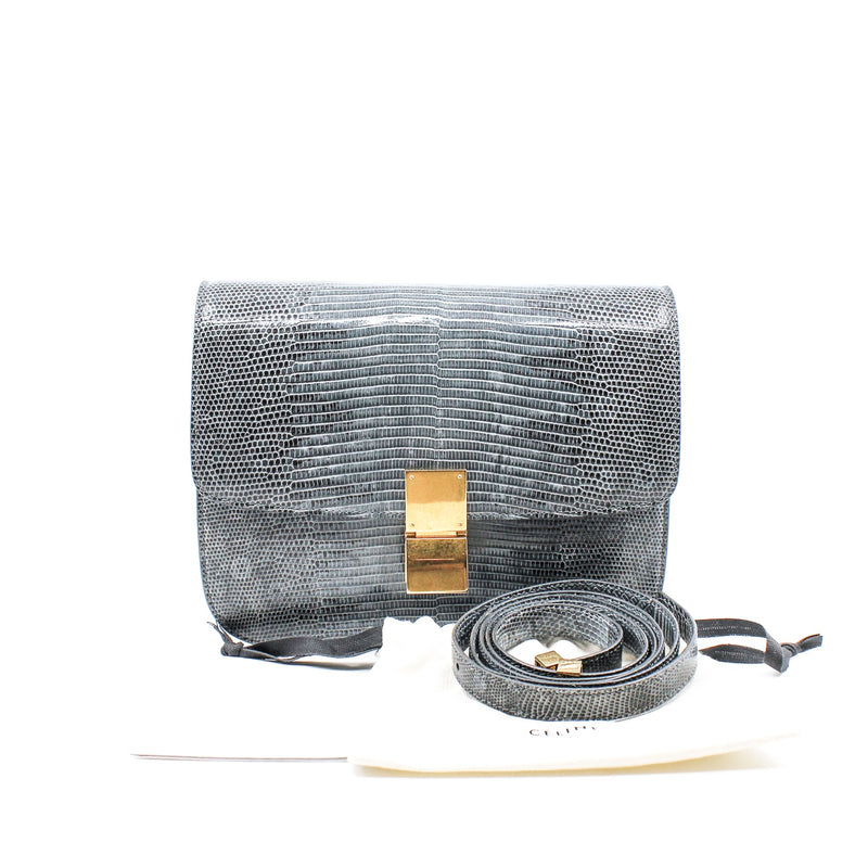 box MM gray blue lizard ghw - L'UXE LINK