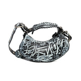 thumbnail xs le cagole graffiti in black phw