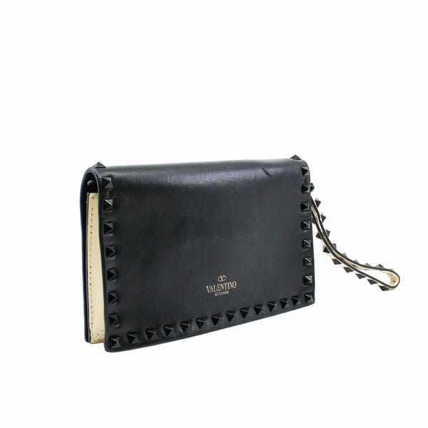 hangbag balck and white with rivet phw - L'UXE LINK