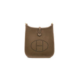 thumbnail mini evelyn bag etoupe/bleu indigo ghw B stamp
