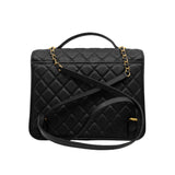 thumbnail 22k large backpack in black caviar GHW