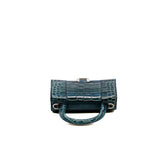 thumbnail XS hourglass in dark green ccd embossed phw