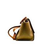 thumbnail small trapeze in leather beige/winered/brown ghw
