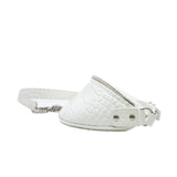 thumbnail souvenir crossbody bag in white croc-effect leather phw