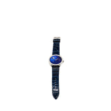 thumbnail Arceau Petite Lune watch, Large model, 38 mm, blue alligator