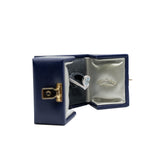 thumbnail Joséphine Aigrette ring in White gold with aquamarine diamonds size 54 seri 2609058