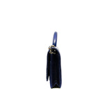 thumbnail woc with top handle in navy lambskin ghw #CA75XXXX