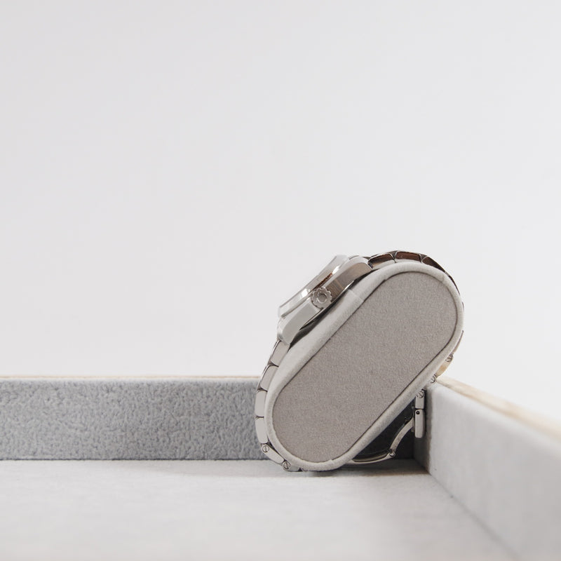 lady watch 28mm gray dial steel - L'UXE LINK