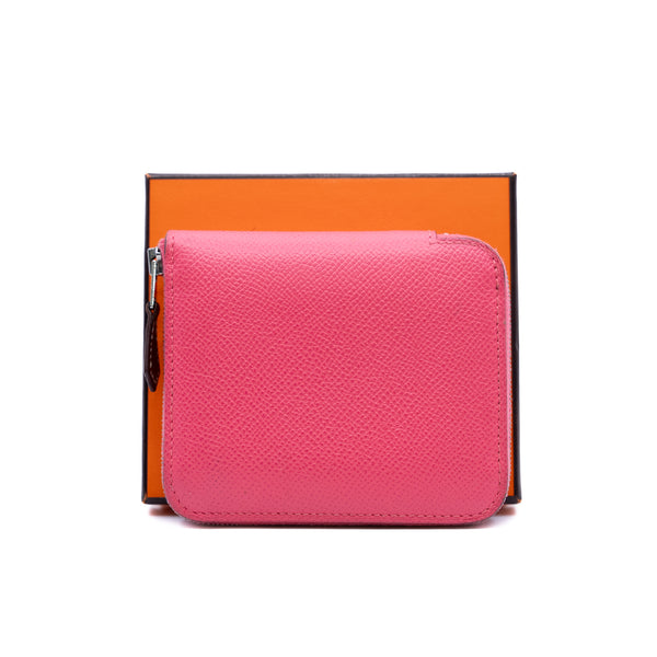 slikin in epsom rose pink phw C stamp
