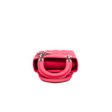 thumbnail lady dior mini in hotpink lambskin phw