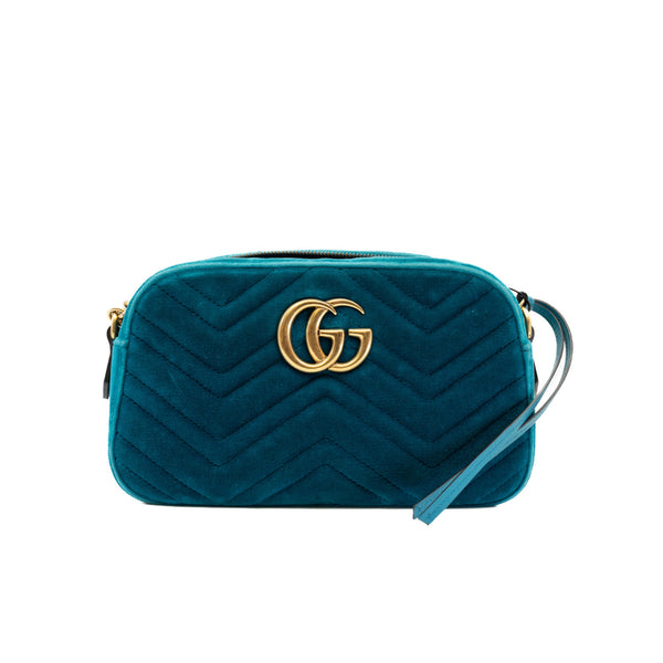 marmont velvet blue zippy - L'UXE LINK