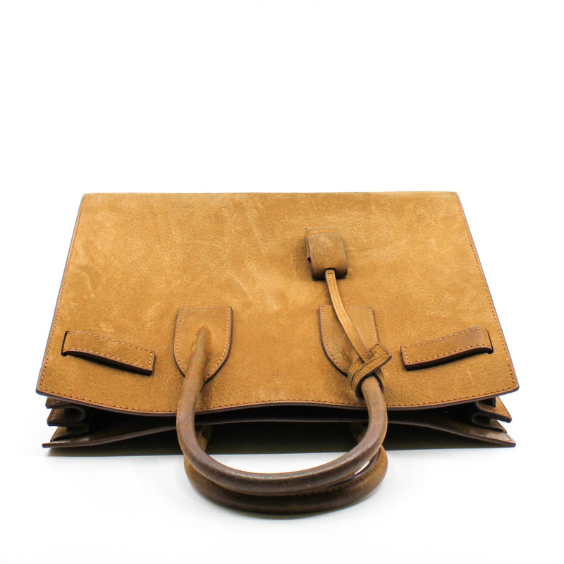 tote medium suede brown
