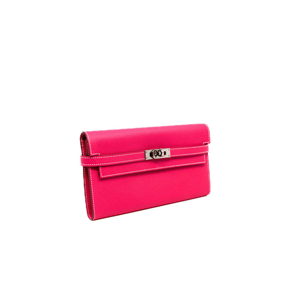 kelly long wallet in epsom E5 phw T stamp