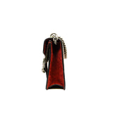 thumbnail small dionysus blooms chain bag in GG/suede pink phw