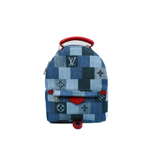 mini spring backpack in danim blue ghw