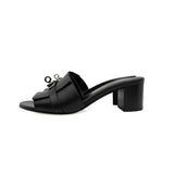 thumbnail sandal gigi 50 in leather black phw #35