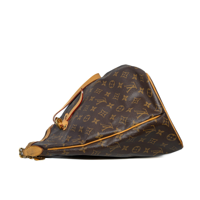 Palermo GM Brown Monogram Canvas Handbag GHW 2008 - L'UXE LINK