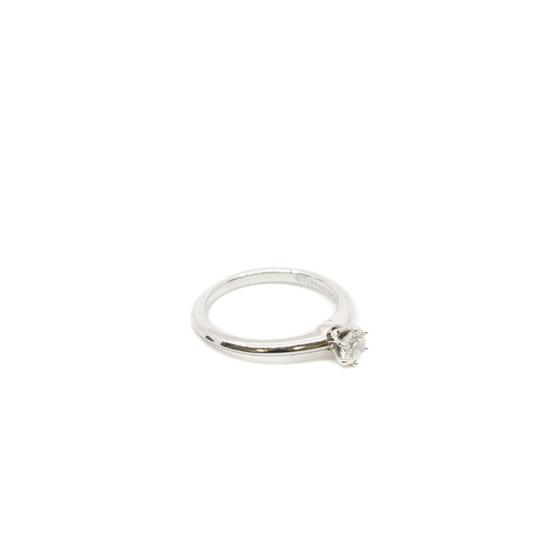 0.36ct Six claw diamond ring in pt950 #6 - L'UXE LINK