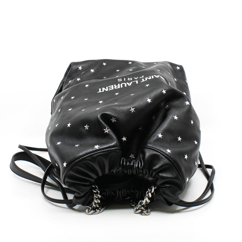 black tote with silver stars phw