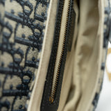 thumbnail medium saddle bag in Blue Dior Oblique Jacquard ghw  2020
