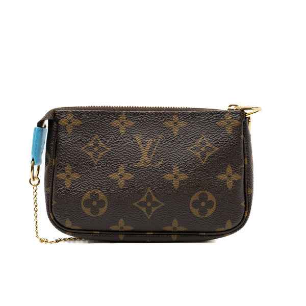 mini pochette viviennne holidays in monogram ghw