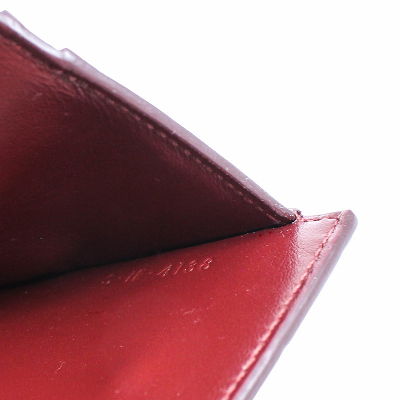 compact wallet  brown crocodile printed ghw - L'UXE LINK