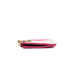 thumbnail card holder in pink/multicolour monogram