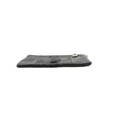 thumbnail snake clutch chain bag in black  ghw