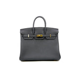 thumbnail birkin 25 gris misty H0 togo rghw w stamp