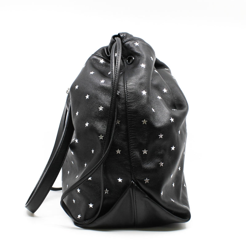 black tote with silver stars phw - L'UXE LINK