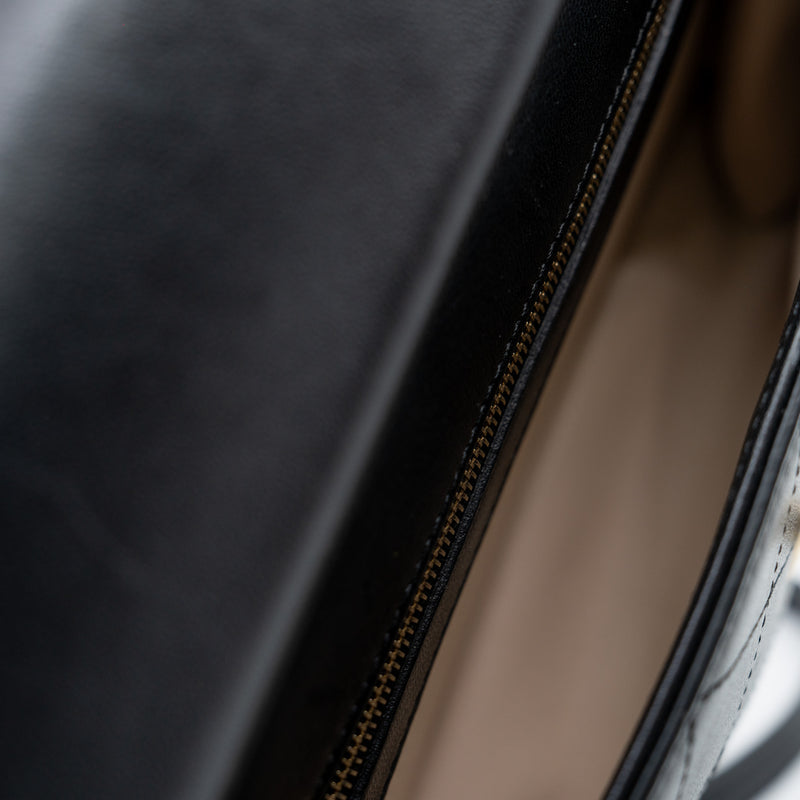 flap bag in lambskin black ghw 2018