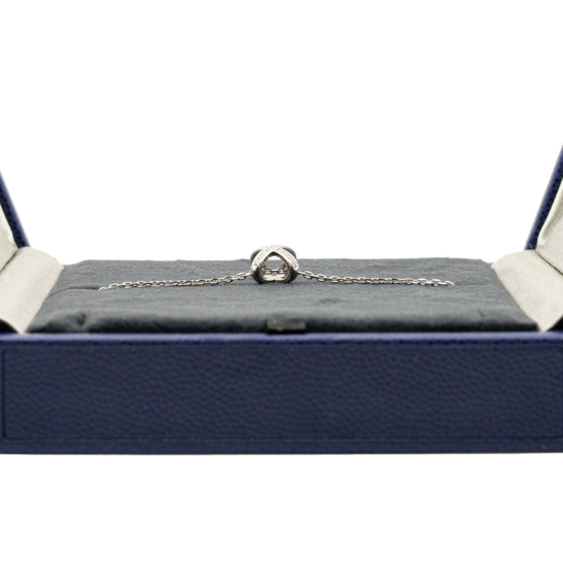JEUX DE LIENS PENDANT diamond necklace in 18k wg#1905303