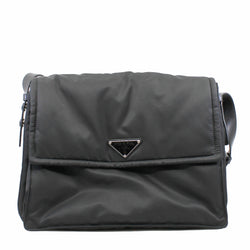 side bag fabric black - L'UXE LINK