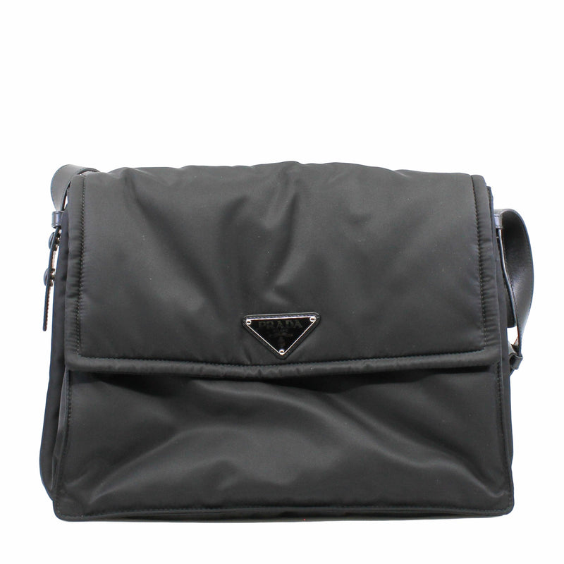 side bag fabric black - L'UXE LINK