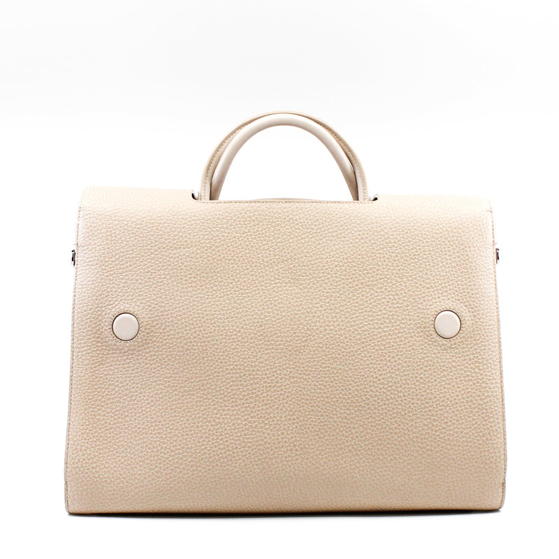 Large Diorever In Beige Calfskin Handbag PHW With Strap - L'UXE LINK