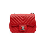thumbnail mini square chervon red caviar phw seri23
