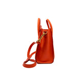 thumbnail Micro Luggage Bag in Calfskin orange ghw
