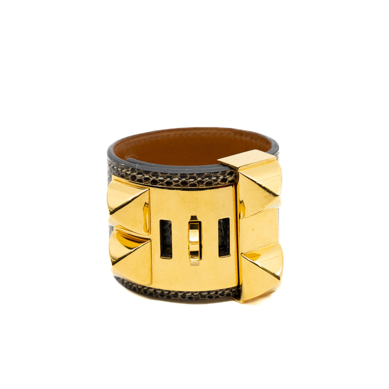 collier de chien bracelet in lizard ghw