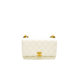 thumbnail 25s double gold ball woc in white calfskin ghw #G3N8xxxx