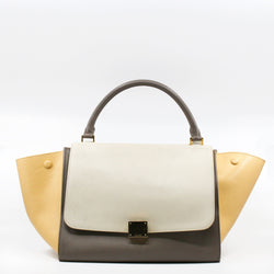celine trapeze mix color yellow and grey white