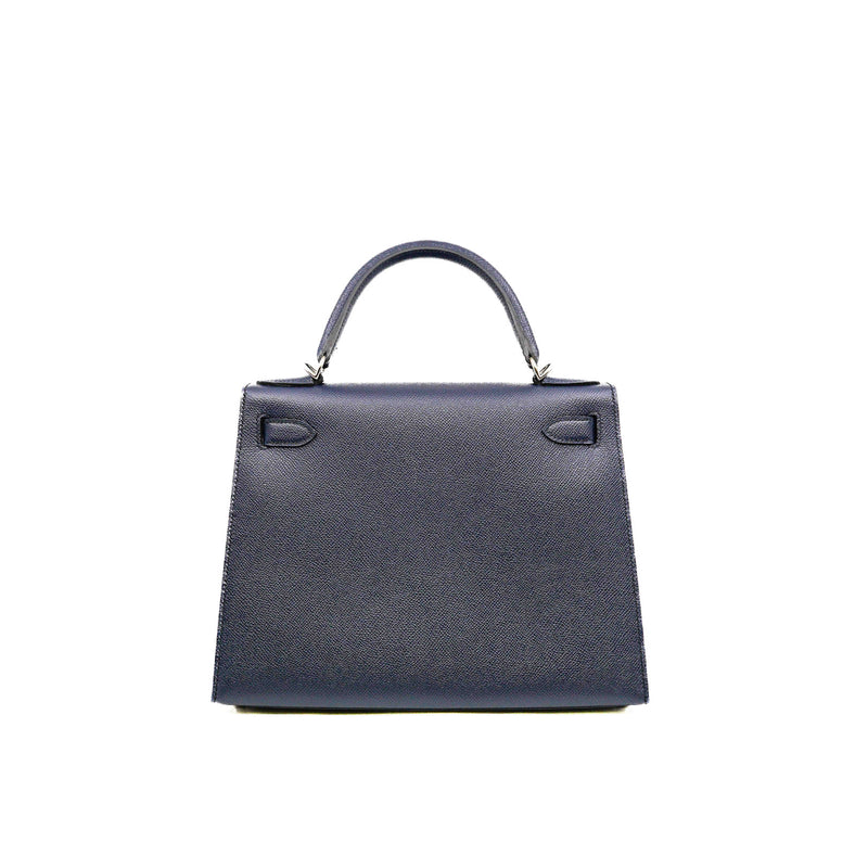 kelly 28 in epsom blue indigo phw A stamp