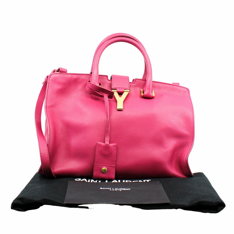 CHYC CABAS TOTE  LEATHER PINK GHW