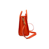 thumbnail Micro Luggage Bag in Calfskin orange ghw